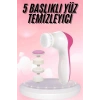 Titreşimli Cilt Temizleme Seti 5 Başlıklı