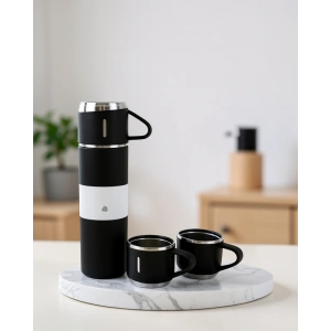 3 Bardaklı Termos Seti 500 ml