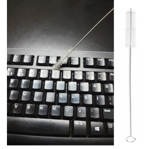 3 Lü Pratik Fırça  Esnek Bükülebilir Klavye Mouse Arası Temizlik Fırçası