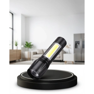 4 Mod Şarjlı Işıldak | Ultra Güçlü Cree LED