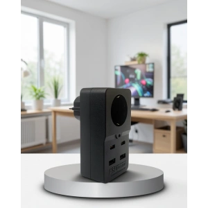 Akıllı Akım Dengelemeli Priz 2500W 4 USB Type-C Çıkışlı
