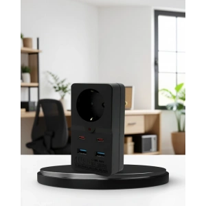 Akım Korumalı Priz 2500W USB Type-C Destekli