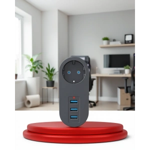 Akım Korumalı USB Priz 2500W