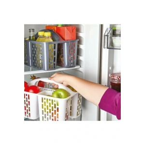 Buzdolabı Düzenleyici Sepet - Gri