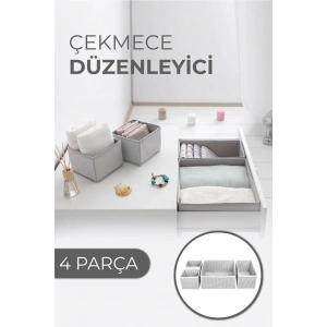 Çekmece Düzenleme Kutu Seti Organizer 4lü Set