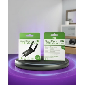 Çift Bant USB WiFi Adaptör 1200 Mbps