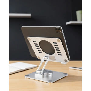 Çift Eksenli Ayarlanabilir Tablet Standı