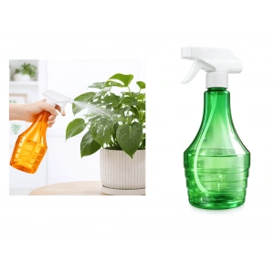 Çok Amaçlı Fısfıs Çiçek Sulama Şeffaf Su Sprey Şişesi 500 ML