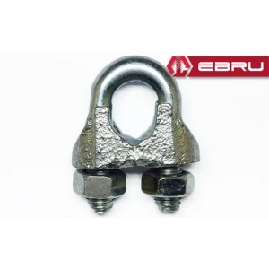 Ebru Çelik Halat Bağlama, Düğüm, Klemens 6 mm - 50 Adet