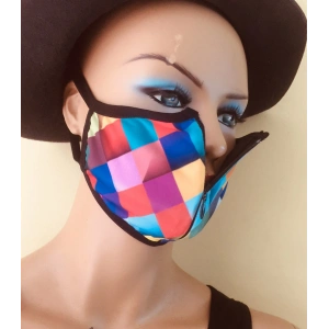 Fermuarlı 2 Katlı Maske