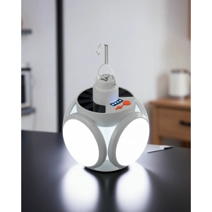Güneş Enerjili Katlanabilir LED Kamp Lambası