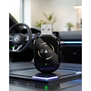 Kablosuz CarPlay ve Android Auto Adaptörü