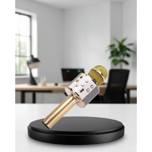 Kablosuz Karaoke Mikrofon USB AUX Girişli