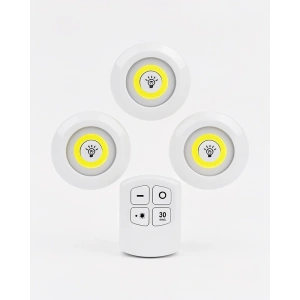 Kablosuz LED Spot Lamba Seti 3lü