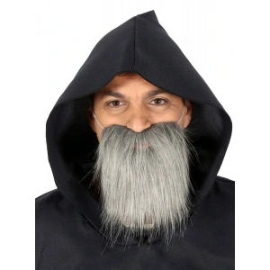 Kırçıllı Korsan Sakalı Gri Renk Takma Sakal