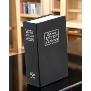 Kitap Görünümlü Kilitli Mini Çelik Kasa