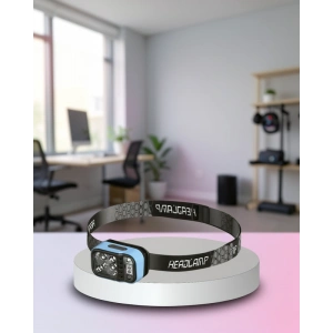 LED Kafa Feneri 3 Renk 53 Mod Type-C Şarjlı