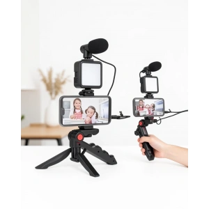Mini Tripodlu Mikrofonlu Video Tutucu