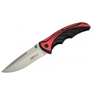 Mtech Handsome 455 Kırmızı Kamp Çakı 21cm - Yarı Otomatik, Kemerlikli
