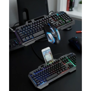 RGB Işıklı Mekanik Gaming Klavye Seti