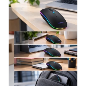 Şarj Edilebilir Kablosuz Mouse 8-10 Metre Menzilli