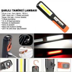 Şarjlı Tamirci Lambası Wt-297