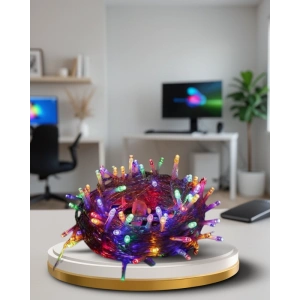 Şeffaf Kablolu 50 Ampullü 5 Metre LED Işık