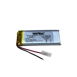 Sertec 502050 3.7V 500 MAh Li-Polymer Pil (Devreli/1.5A)