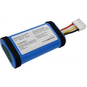 Sertec JBL Flip 6 uyumlu 3.7v 4800 mah Soketli Batarya