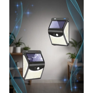 Solar Duvar Lambası 20 LED Hareket Sensörlü