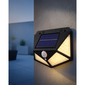 Solar LED Duvar Lambası 3 Işık Modlu Hareket Sensörlü