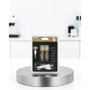 Tekrar Şarj Edilebilir AA Pil USB Type-C 1000+ Döngü