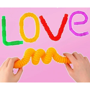 Tubes Anti Stres Duyusal Oyuncak Bubble Fidget  (4 Adet )