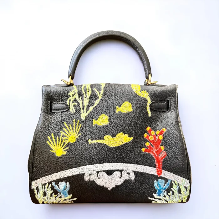 حقيبة يد وكتف بنقشة حصان من هيرميس