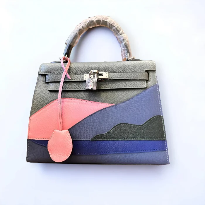 حقيبة يد وكتف ملونة من هيرميس