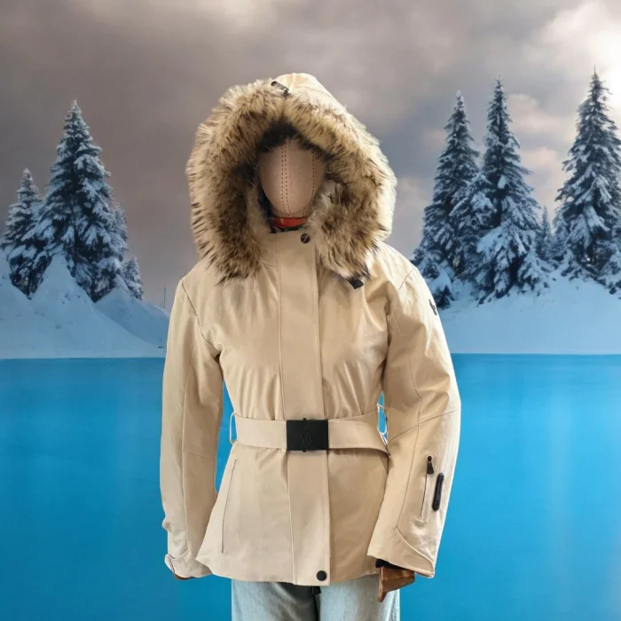 Moncler Krem Kadın Mont