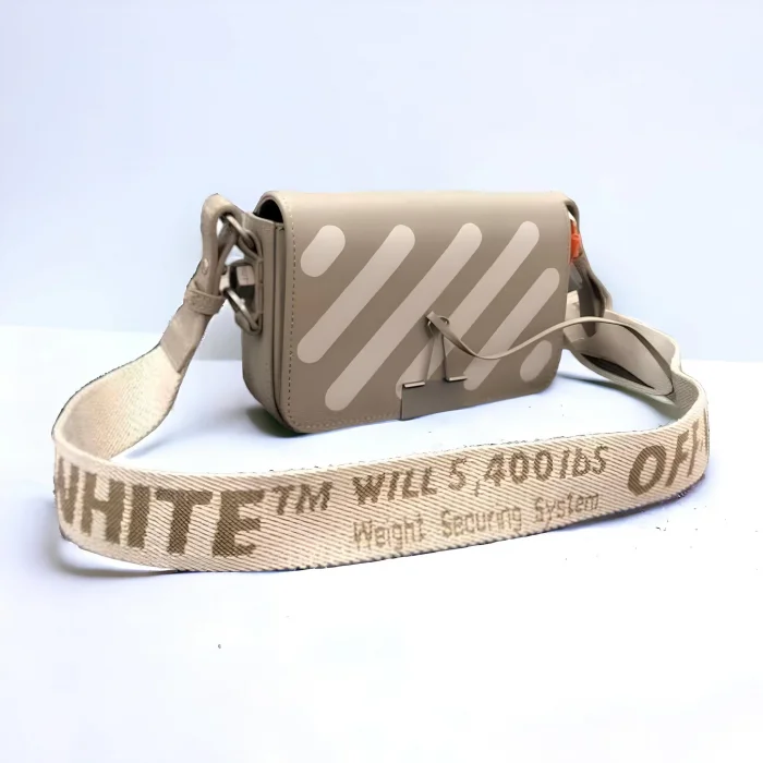 Off White Çapraz Askılı Omuz Çantası