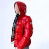مانتو قرمز روشن Moncler
