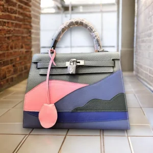 حقيبة يد وكتف ملونة من هيرميس