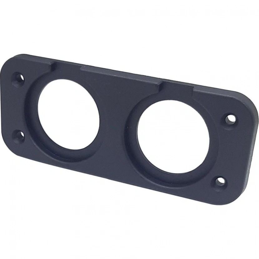 İKİLİ PLASTİK PANEL ( Çakmaklık, Usb,Type-C Ve Voltmetre İçin Delikli Plastik Panel )