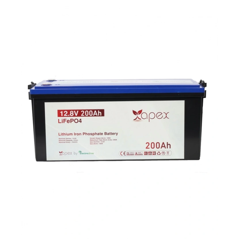 APX-YRO-BOX Apex 12.8V 200Ah Lityum (LiFePO4) Batarya