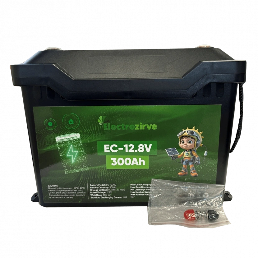 ELC-ITG-BOX Electrozirve 12.8V 300Ah Lityum (LiFePO4) Batarya