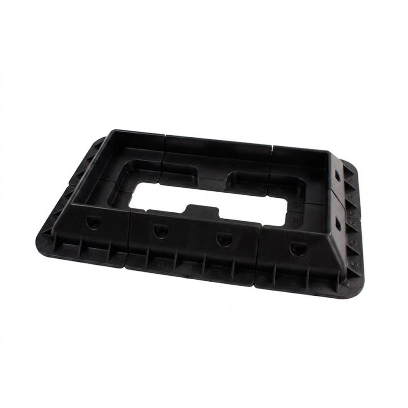 GÜNEŞ PANELİ MONTAJ BRAKET SET 6 PARÇA SİYAH