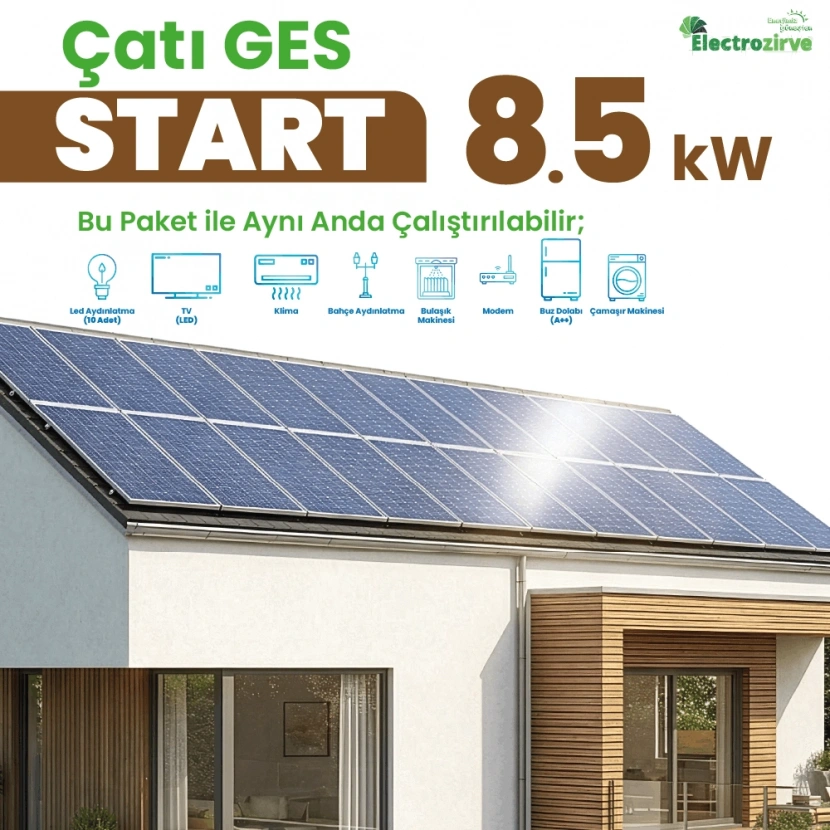 Tiny House Enerji Sistemleri Gold Paket