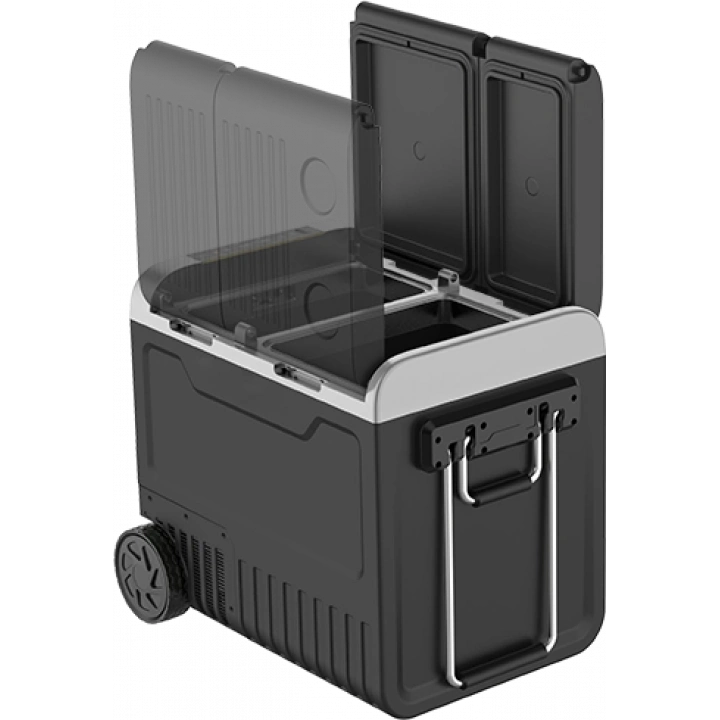 MLFR-SU-T30-45 ARAÇ BUZDOLABI 45 LİTRE ÇİFT BÖLMELİ 12V - 24V VE 220V İLE ÇALIŞABİLİR