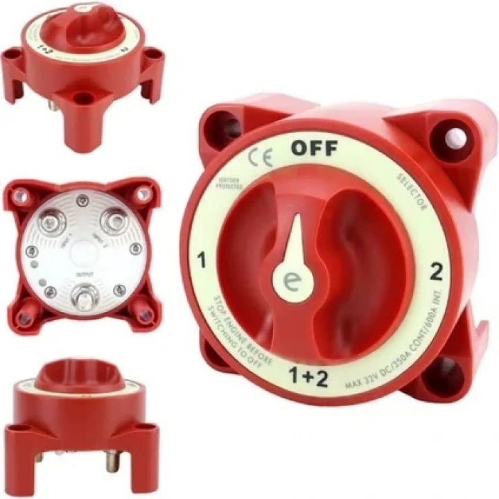 Akü Şalteri 350a 3p 1+2 Çift Devreli Ic-275e-2