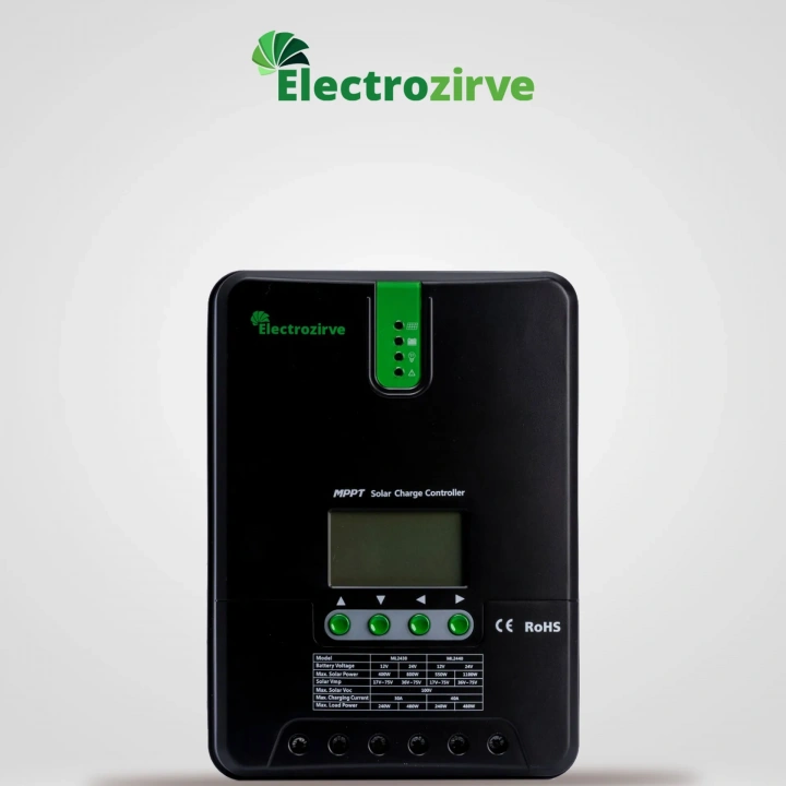 Electrozirve ML 40 Amper Mppt Solar Şarj Kontrol Cihazı 12 Volt-24 Volt