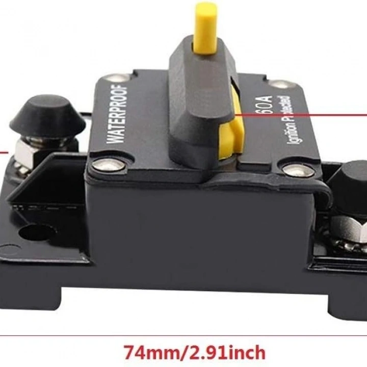 WATERPROOF 60A OTOMATİK DEVRE KESİCİ DC SİGORTA