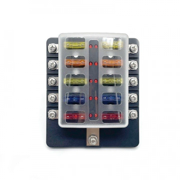 İKAZ IŞIKLI DC SİGORTA KUTUSU 10LU