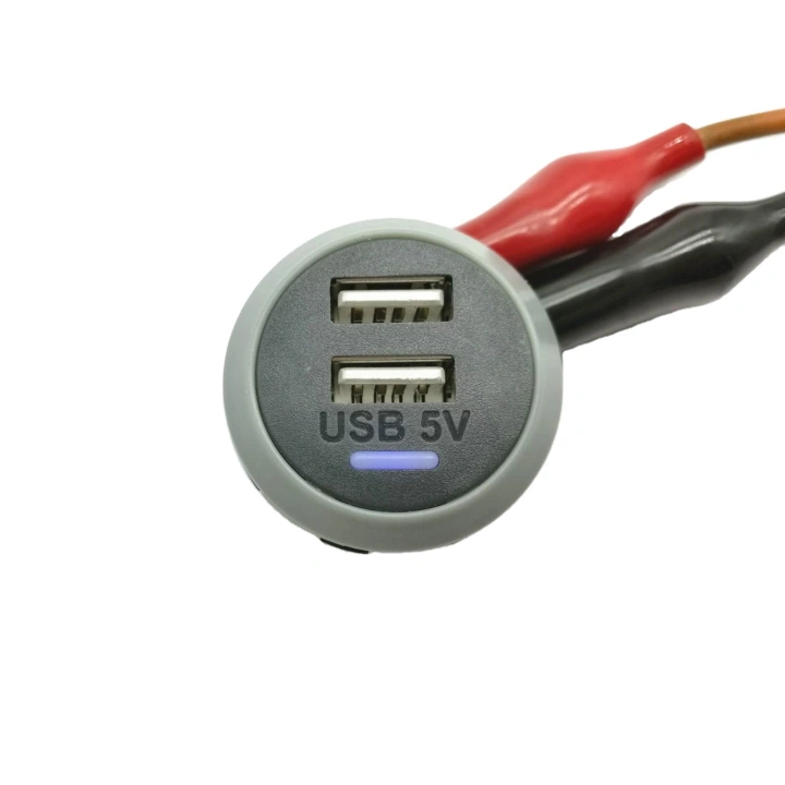 Mellifera Çift USB Şarj Soketi 12V 24V 4.8A Güç Çıkışı Adaptörü